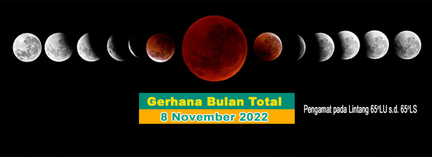 Gerhana Bulan Total 8 November 2022